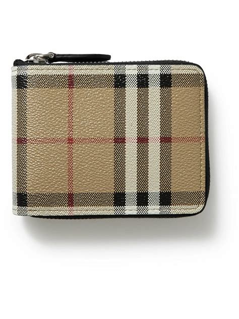 burberry canvas leather wallet|Burberry wallet outlet.